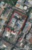 Imagen aérea satelital, con el polígono de intervención del Plan de Implantación.