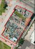 Imagen aérea satelital, con el polígono de intervención del Plan de Implantación.