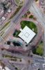 Imagen aérea satelital, con el polígono de intervención del Plan de Regularización y Manejo 