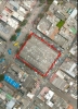 Imagen aérea satelital, con el polígono de intervención del Plan de Regularización y Manejo 