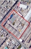 Imagen aérea satelital, con el polígono de intervención del Plan de Regularización y Manejo 