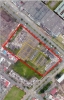 Imagen aérea satelital, con el polígono de intervención del Plan de Regularización y Manejo 